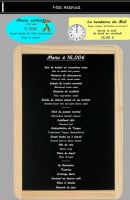 Menu La Planche’a - Menus suite