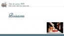 Menu Le Spot - La carte des boissons