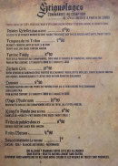 Menu Moon & Sons - Grignotages
