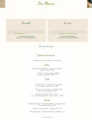 Menu Une Cuillère Carrée - Les menus