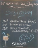 Menu Le Duplex - Les cocktails