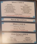 Carte et menu de La Licorne Conde à Condé-en-Normandie — Les menus
