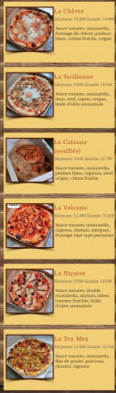 Menu Les 3 Ecus - Pizzas base tomate suite