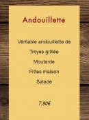 Menu Les 3 Ecus - Gillades