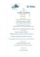 Menu Le Bellevue - Menu gourmand