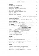 Menu Le Bellevue - Vins page 6