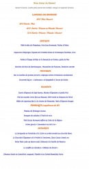 Menu Le Dauphin - Menu saveur du moment