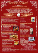 Menu Bricks & Food - Les formules et boissons