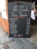 Carte et menu de Bistrot Fernand à Trouville sur Mer — Exemple de menu