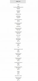 Carte et menu de La Regence à Trouville sur Mer — Wine