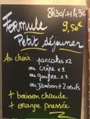 Carte et menu de Le Vieux Normand à Trouville sur Mer — Exemple de menu