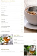 Menu L'Encas - Les boissons, thés et infusions