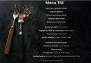 Menu Cap 42 - Menu 15€