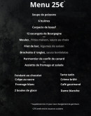 Menu Cap 42 - Menu 25€