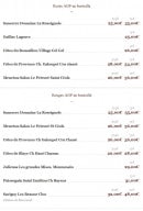 Menu L'ostrea - Les vins suite