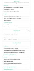 Carte et menu de Le Mermoz à Villers sur Mer — Les menus