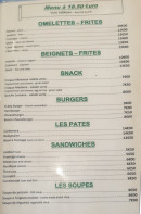Menu D Day House - Menu à 18.5€