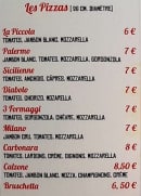 Carte et menu de I Gusti Del sole à Saint Aubin sur Mer — Les pizzas