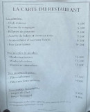Carte et menu de Un Air 2 Famille à Merville Franceville Plag — Les entrées, recettes de moules, ...