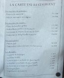Carte et menu de Un Air 2 Famille à Merville Franceville Plag — Les recettes de poissons, recettes de viandes, ...