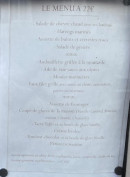 Carte et menu de Un Air 2 Famille à Merville Franceville Plag — Le menu à 22€