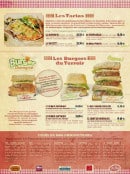 Menu La Mangoune - Les tartas et les burgers