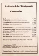 Carte et menu de Le relais de la Châtaigneraie à Saint Mamet la Salvetat — Les pizzas suite