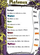 Menu Le Gros Corbeau - Les plateaux
