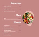 Menu Oh My Juice - Les soupes wraps, bowls et formules