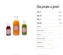 Menu Oh My Juice - Les jus pressés  à  froid