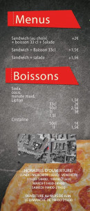 Menu Pizz'Happy - Menus et boissons 