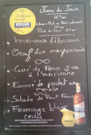 Carte et menu de La thieusine des drôles à Voeuil et Giget — L'ardoise