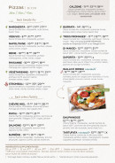 Menu Signorizza - À EMPORTER - les pizzas