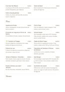 Carte et menu de La Villa Blanche à La Rochelle — Carte du midi : plats