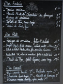 Menu Le Bistrot Moderne - L'ardoise