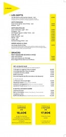 Carte et menu de Le Café des Sports à La Rochelle — Les softs, snacks et formules