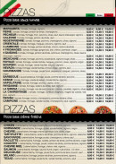 Menu La Sirena - Les pizzas