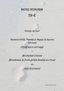 Carte et menu de La Cazuela à Saint Georges de Didonne — Menu homard