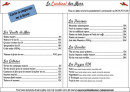 Carte et menu de Le Cardinal des Mers à Saint Georges de Didonne — Les pizzas, poissons, viandes,....