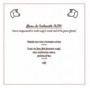 Carte et menu de Le Cardinal des Mers à Saint Georges de Didonne — Exemples de menus de l'entrecôtes