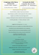 Carte et menu de O Grain de Sel à Saint Georges de Didonne — Formules