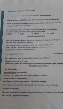 Carte et menu de Les Délices de L'Estuaire à Talmont-sur-Gironde — Menus