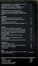 Carte et menu de Coquillages et crustacés à L' Houmeau — Les entrées, plats, desserts...