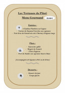 Menu Les Terrasses Du Pilori - Menu à 25,5€