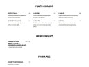 Carte et menu de L'Ostra à Saint Georges d'Oleron — Plats chauds, menu enfant, fromage