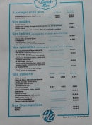 Menu La Croisette - Spécialités, desserts, salades,...
