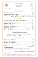 Menu Aux Délices - La carte