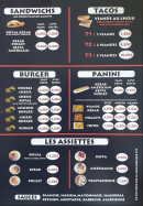 Menu O Kebab Tacos - Les sandwichs, burgers, ...
