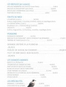 Carte et menu de La Gaieté à Saint Pierre d'Oleron — Plats