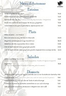 Carte et menu de La Ganipote à Saint Pierre d'Oleron — Les menus